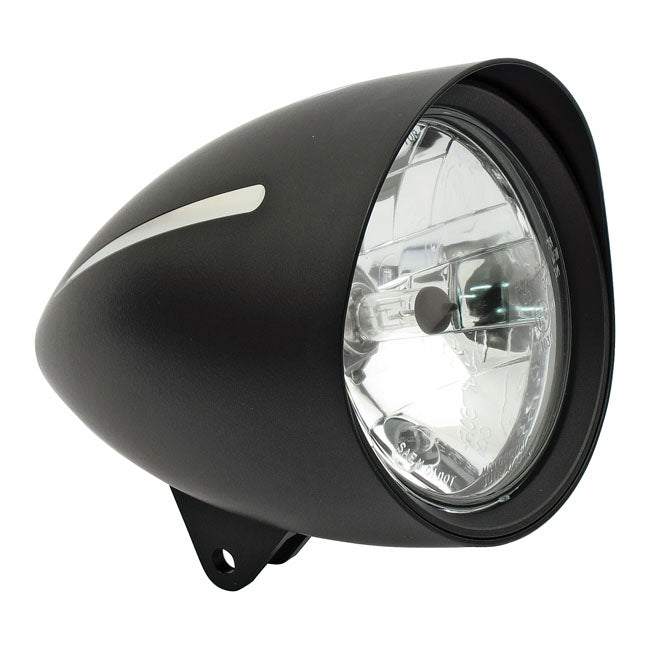Classic I Extreme 5 3/4" Headlamp. With Visor. Black Headlamps Mcs