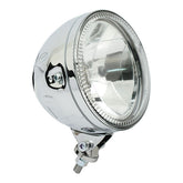 Skyline, 5 3/4" H4 Headlamp. Bottom Mount. Chrome Headlamps Mcs