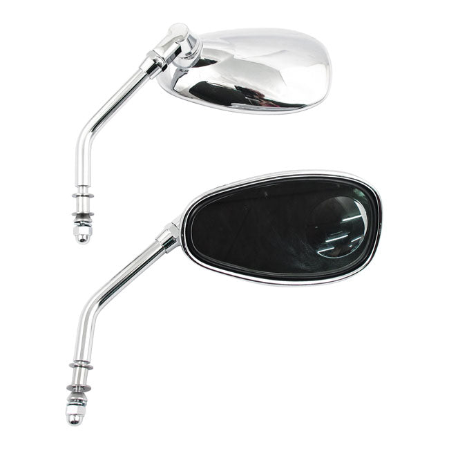 Blind Spot Mirror Set. Chrome Mirrors Mcs