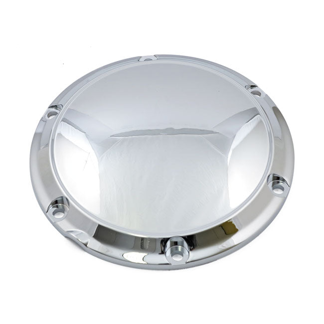 Derby Cover, Stepped. Chrome Derby Cover Mcs