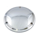 Derby Cover, Stepped. Chrome Derby Cover Mcs
