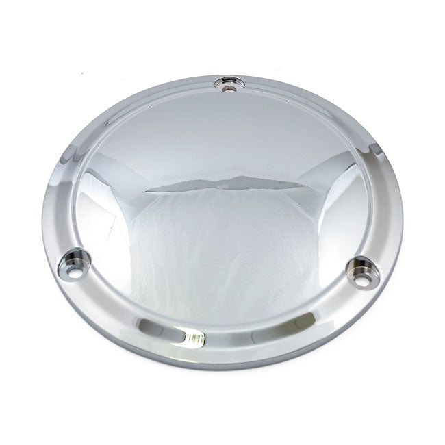 Derby Cover, Stepped. Chrome Derby Cover Mcs