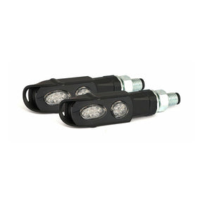 Cluster, Led Turn Signals. Black. Clear Lens Turn Signals Mcs
