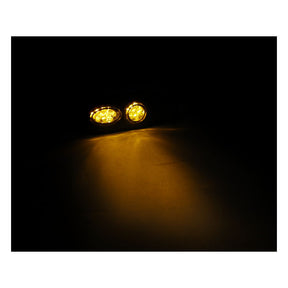 Cluster, Led Turn Signals. Black. Clear Lens Turn Signals Mcs