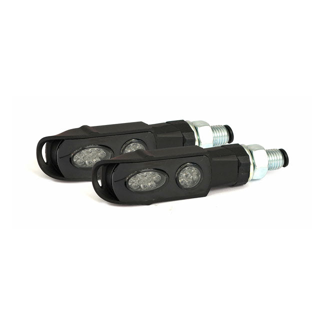 Cluster, Led Turn Signals. Black. Smoke Lens Turn Signals Mcs