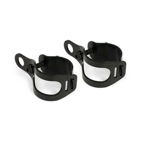Roper, Turn Signal Fork Mount Kit. 30 45mm. Black Headlamp Brackets Mcs