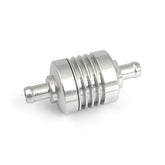 Golan Mini Fuel Filter 3/8" (10 Mm). Clear Anodized Fuel Filter Golan Products