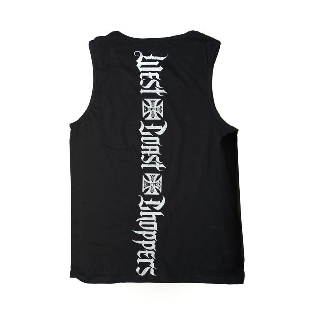 WCC Classic tank top black TANK TOPS West Coast Choppers