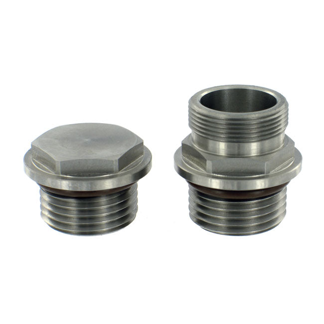 Pingel Delphi H D Fuel Injection To Carburetor Conversion Fitting Kit Petcock Bungs Pingel