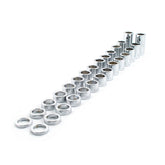 Paughco, Chrome steel axle spacer kit WHEEL AXLES SPACERS Paughco
