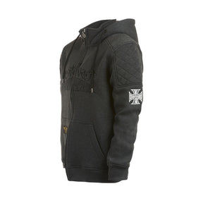 WCC Choppers Por Vida zip hoodie grey HOODIES West Coast Choppers