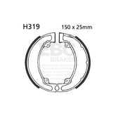 EBC plain brake shoes BRAKE SHOES AND LININGS Ebc