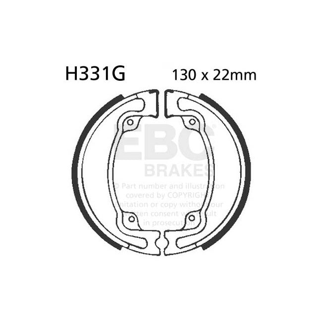 EBC grooved brake shoes BRAKE SHOES AND LININGS Ebc