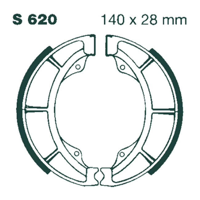 EBC grooved brake shoes BRAKE SHOES AND LININGS Ebc