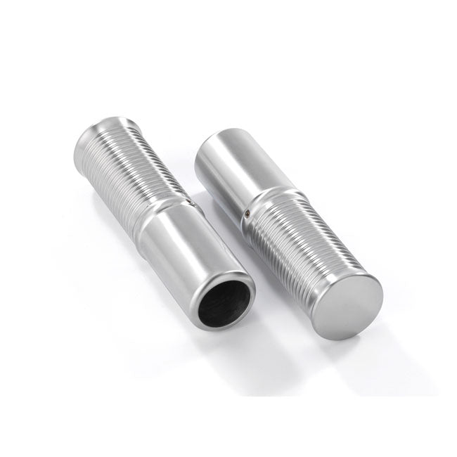 Fl 1" Handlebar Grip Set Internal Throttle, Satin Grips Kustom Tech Default Title