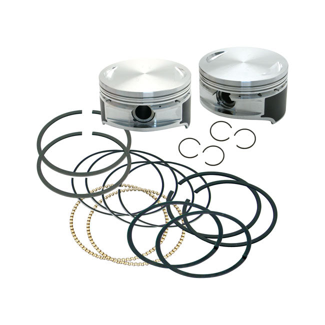 S&S Cycle Forged Piston Kit 3 7/8" Std Size For 106" Stroker Kit Pistons And Rings Kits S&S Cycle