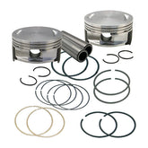 S&S, Twin Cam 106" big bore piston kit. +.020" PISTONS AND RINGS KITS S&S