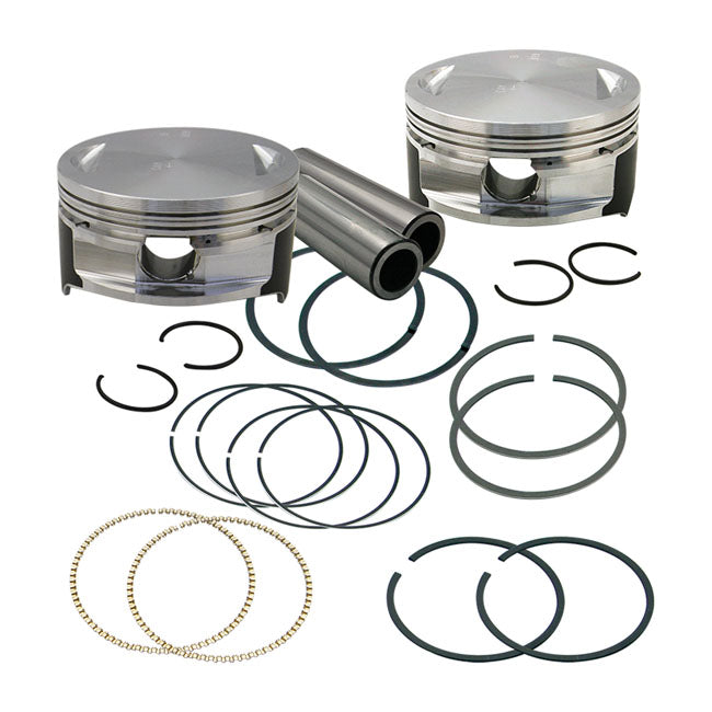 S&S, Twin Cam 106" big bore piston kit. +.020" PISTONS AND RINGS KITS S&S
