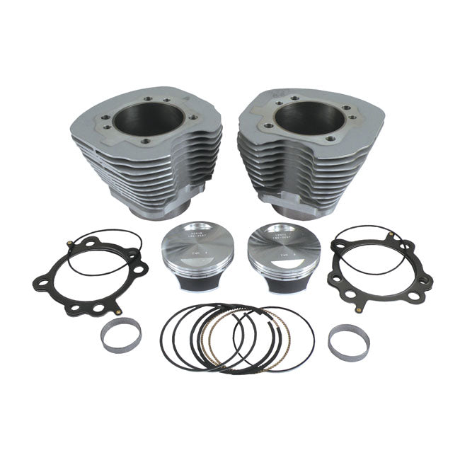 S&S Cycle Cylinder/Piston Kit Twin Cam 106" Silver Pistons And Rings Kits S&S Cycle