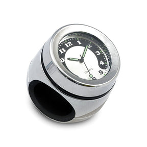 Handlebar Mounted Clock. Chrome Handlebar Watches Mcs