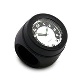 Handlebar Mounted Clock. Black Handlebar Watches Mcs