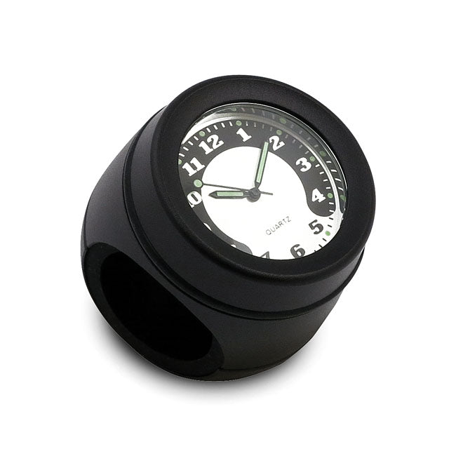 Handlebar Mounted Clock. Black Handlebar Watches Mcs