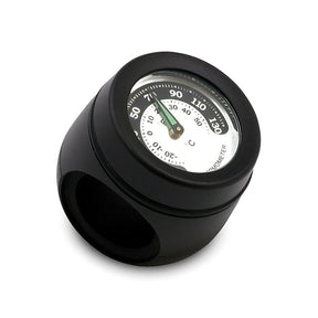 Handlebar Mounted Thermometer. Black Handlebar Watches Mcs