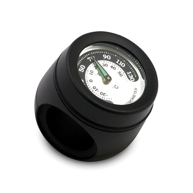 Handlebar Mounted Thermometer. Black Handlebar Watches Mcs