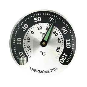 Handlebar Mounted Thermometer. Chrome Handlebar Watches Mcs