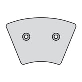EBC, brake pad set. Organic BRAKE PADS Ebc