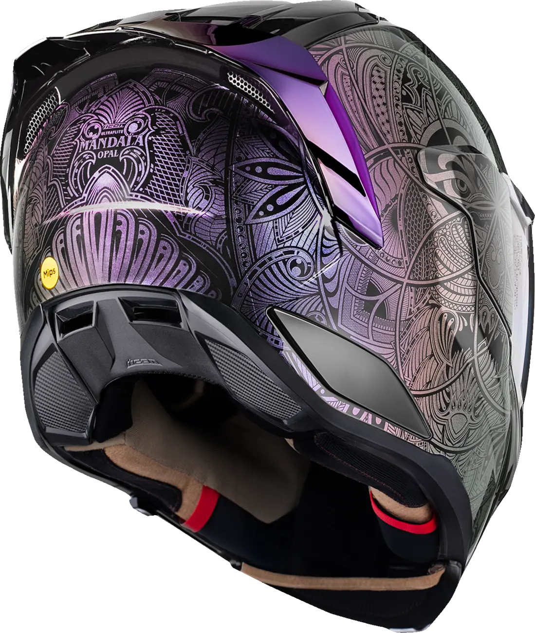 Ultraflite Opal Mandala, Purple Full Face Helmet Icon