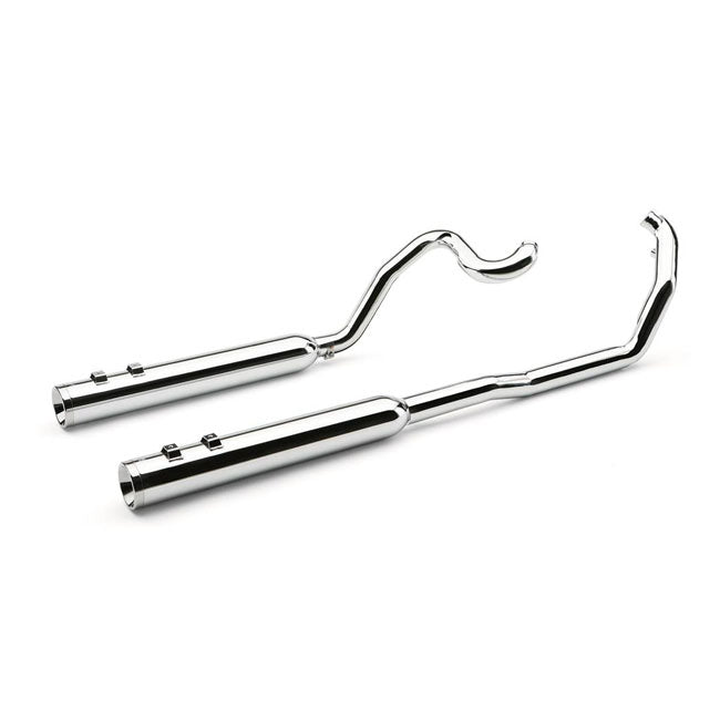 Cobra, True Dual head pipes. Chrome Full Exhaust System Cobra