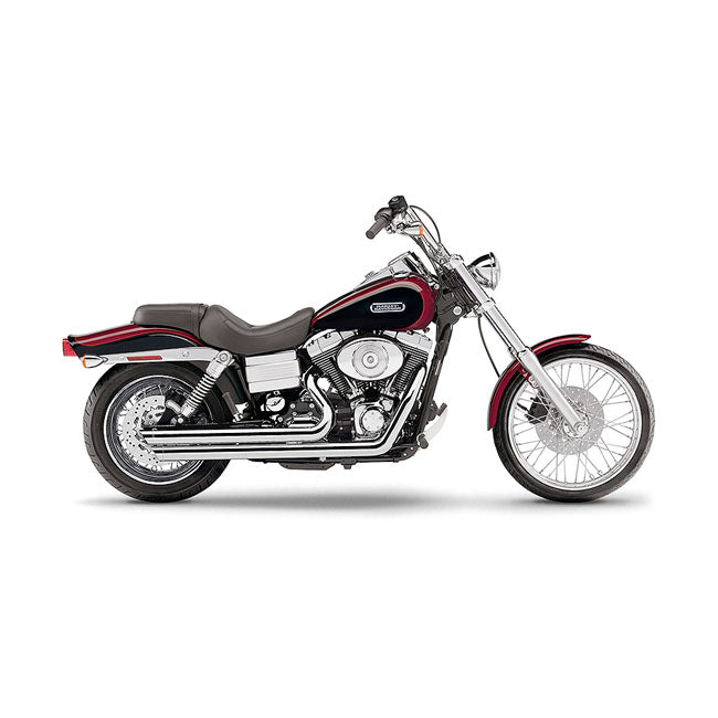 Cobra Speedster Slash Down Exhaust With Powerport Chrome Hd Full Exhaust System Cobra