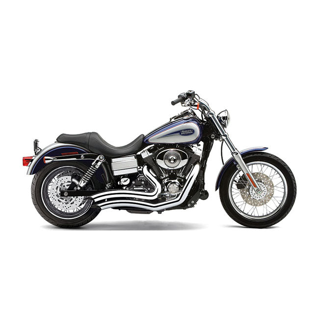 Cobra Speedster Swept Exhaust With Powerport Chrome Hd Full Exhaust System Cobra