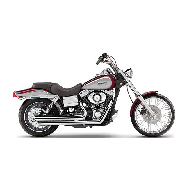Cobra Speedster Slash Down Exhaust With Powerport Chrome Hd Full Exhaust System Cobra