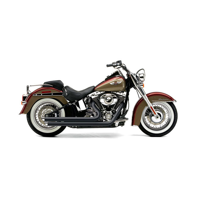 Cobra Speedster Slash Down Exhaust With Powerport Black Hd Full Exhaust System Cobra