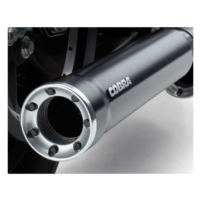 Cobra Mufflers 3 Rpt R Blk Flh Exhaust Slip-Ons And Mufflers Cobra