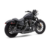 Cobra Mufflers Slip On 3" Rpt Powder Coated Black Exhaust Slip-Ons And Mufflers Cobra