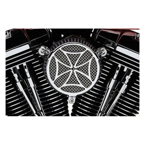 Cobra, naked air cleaner kit. Cross, chrome Air Cleaner Cobra