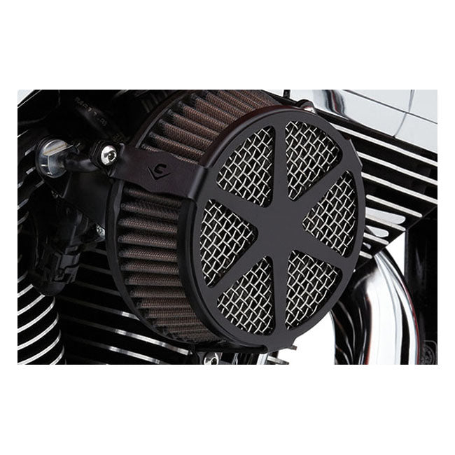 Cobra, Naked air cleaner kit. Spoke. Black Air Cleaner Cobra