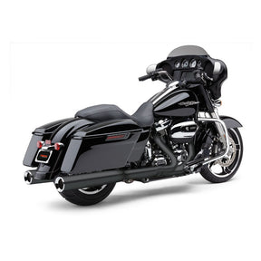 Cobra, Powrflo 4-1/2" slip on mufflers. Black EXHAUST SLIP-ONS AND MUFFLERS Cobra