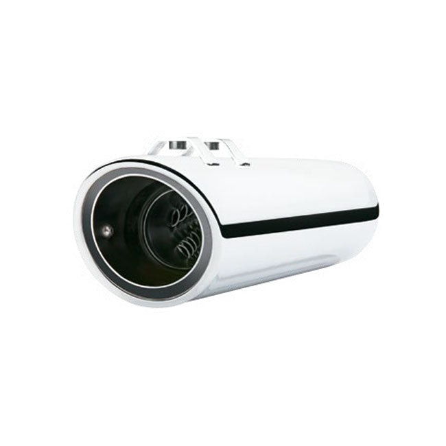 Cobra Mufflers 3 1/2" Round Slip On 909 Chrome Exhaust Slip-Ons And Mufflers Cobra