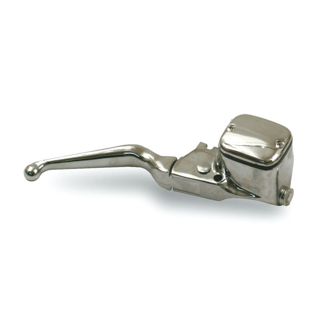 Handlebar Master Cylinder Assy. 9/16" Bore. Chrome Master Cylinder Brake Front Mcs
