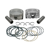 S&S, 111" 4-1/8" bore forged piston kit. +.010" PISTONS AND RINGS KITS S&S