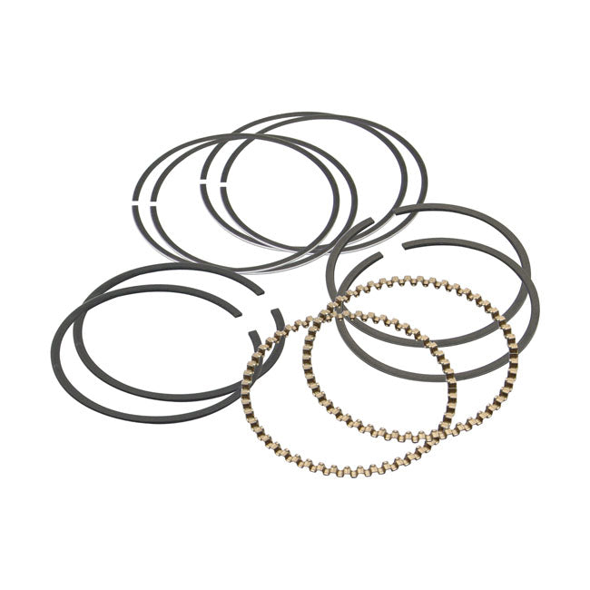S&S, 3-1/2" bore piston ring set. +.010" PISTONS AND RINGS KITS S&S