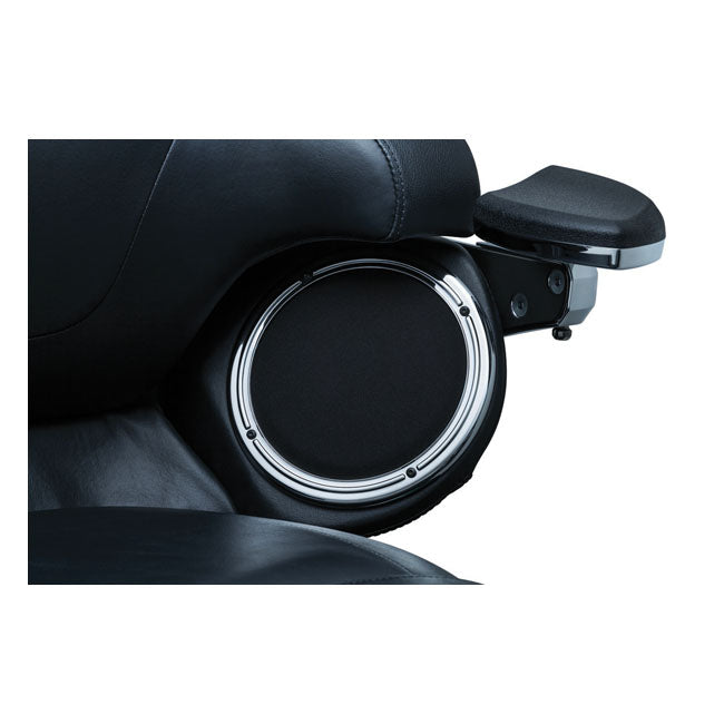 Kuryakyn, Rear speaker accents. Chrome SPEAKERS Kuryakyn
