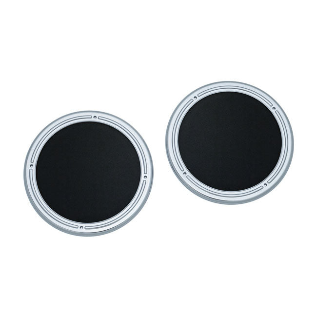Kuryakyn, Rear speaker accents. Chrome SPEAKERS Kuryakyn