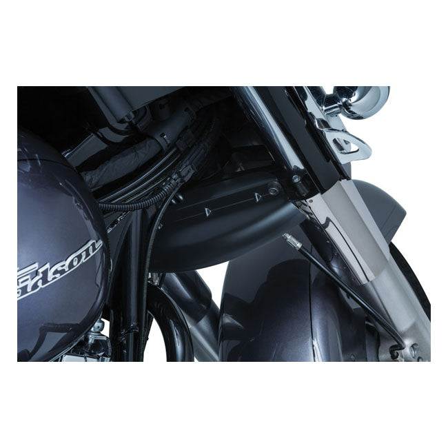 Kuryakyn, Lower triple tree wind deflector. Satin black WIND DEFLECTORS Kuryakyn