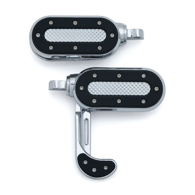 Kuryakyn, Heavy industry switchblade foot pegs. Chrome FOOTPEGS Kuryakyn