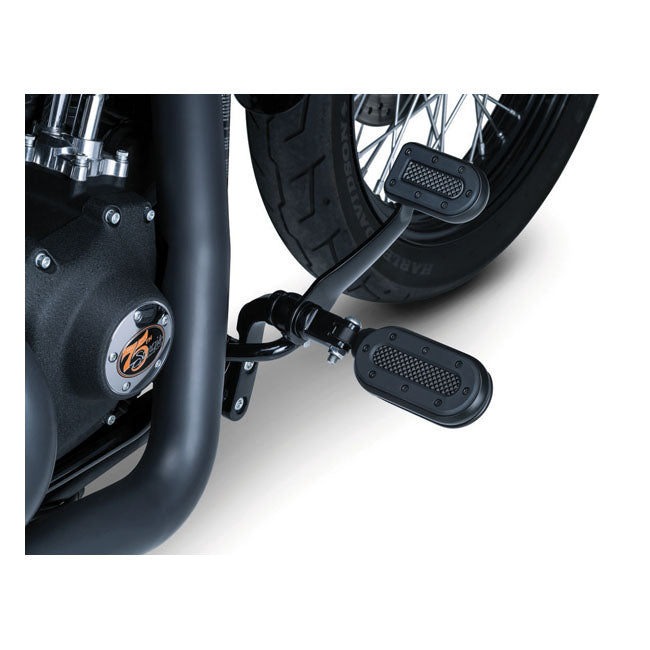 Kuryakyn, Heavy industry switchblade foot pegs. stain black FOOTPEGS Kuryakyn